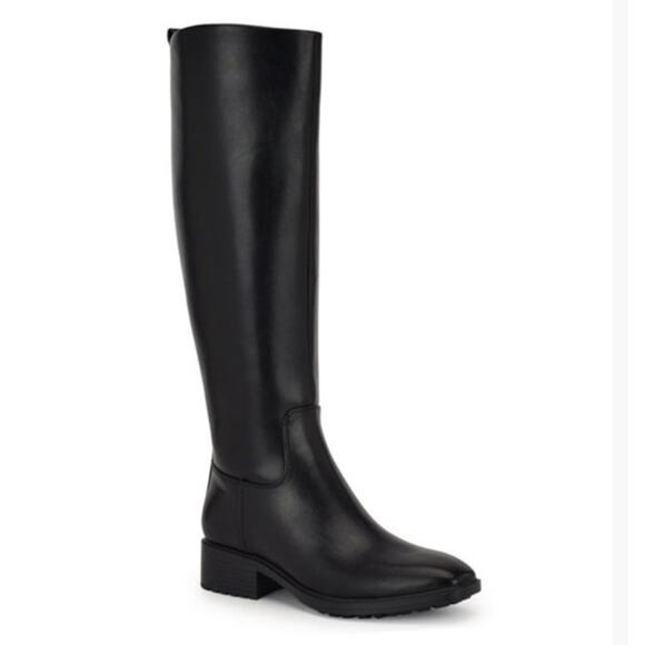 NIB Nine West Barile Black Knee High Boot 8.5 M - Picture 2 of 6